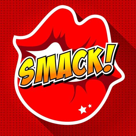 Smack! Comic Speech Bubble, Cartoon. Stock Vector - Illustration: 51011763