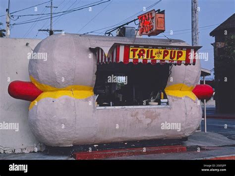 1980s America - Tail O' the Pup, Los Angeles, California 1981 Stock Photo - Alamy