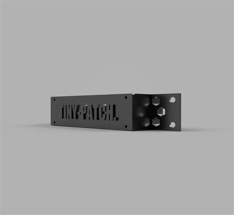 Tiny-Patch. 10" Inch Server Rack Cable Management Unit by flxprints | Download free STL model ...