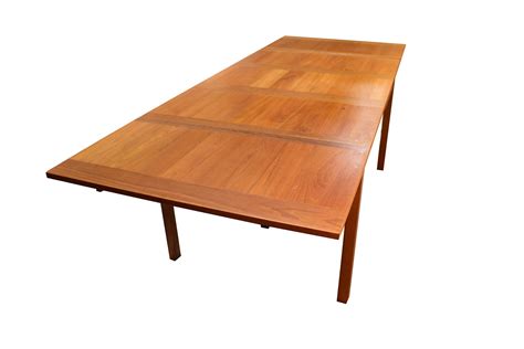 Danish Modern Teak Extendable Dining Table Vejle Stole Møbelfabrik - Mary Kay's Furniture