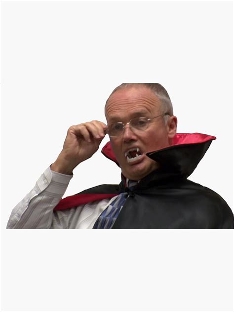 "Halloween Creed Bratton The Office" Sticker for Sale by mbode1 | Redbubble