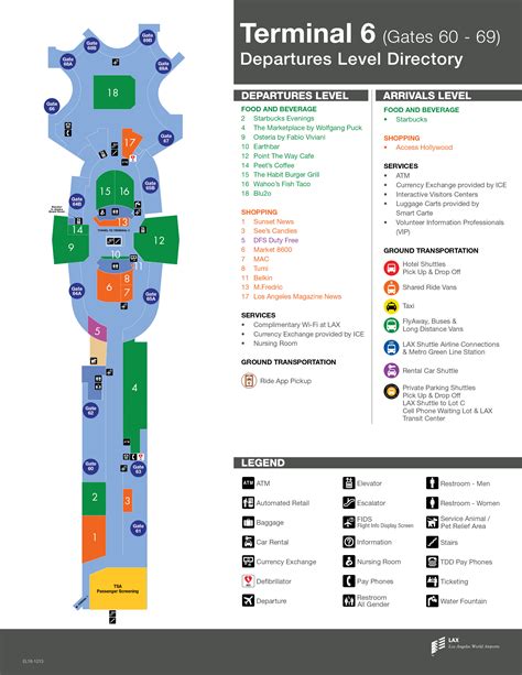 Lax Terminal Parking Map