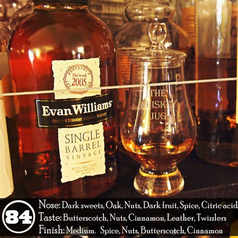 Evan Williams Single Barrel Vintage 2005 Review | Evan williams, Bourbon, Whiskey