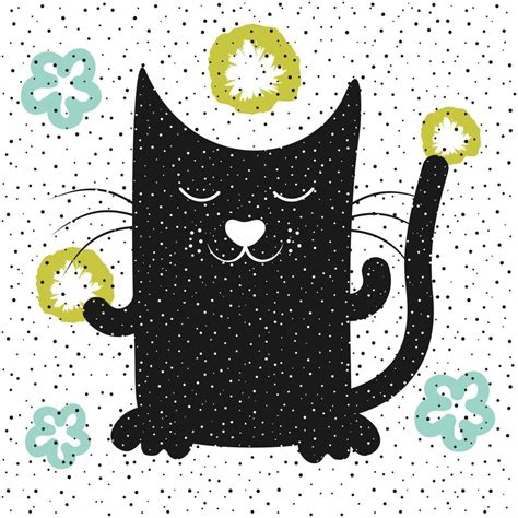 Cat vector illustration 18812798 Vector Art at Vecteezy