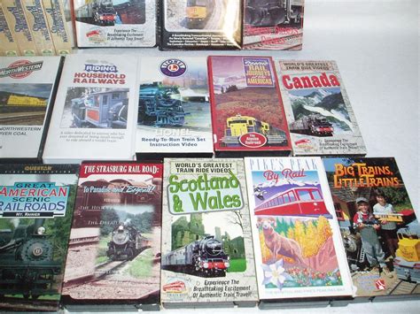 Lot of 31 Train VHS Tapes - Models, Locomotives, Travel, Setup & MORE!! Lionel | #1867577925