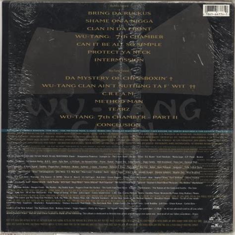 Wu-Tang Clan Enter The Wu-Tang (36 Chambers) - 1st US vinyl LP album (LP record) (710187)