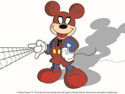 Spider Mickey by Marty Qatani on Dribbble