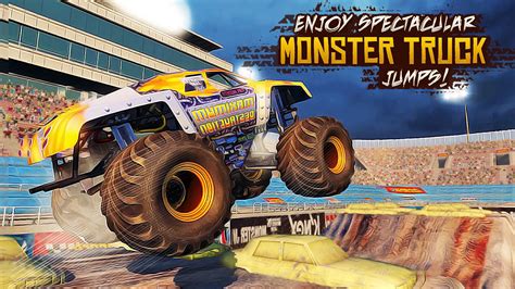 Monster Truck Hot wheels drive ahead race off monster truck stunts car ...