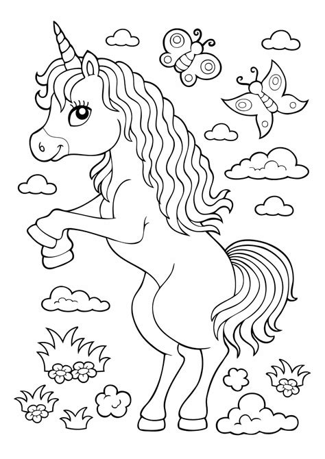 Coloring Books For Kids Unicorn Coloring Pages