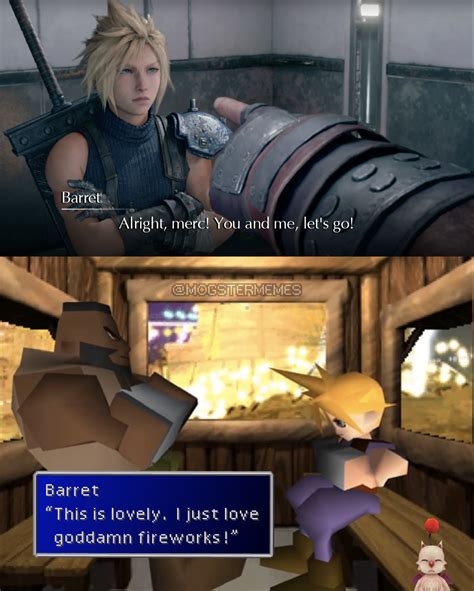 Barret Gondola Date – Final Fantasy 7 Remake Meme | Final fantasy ...