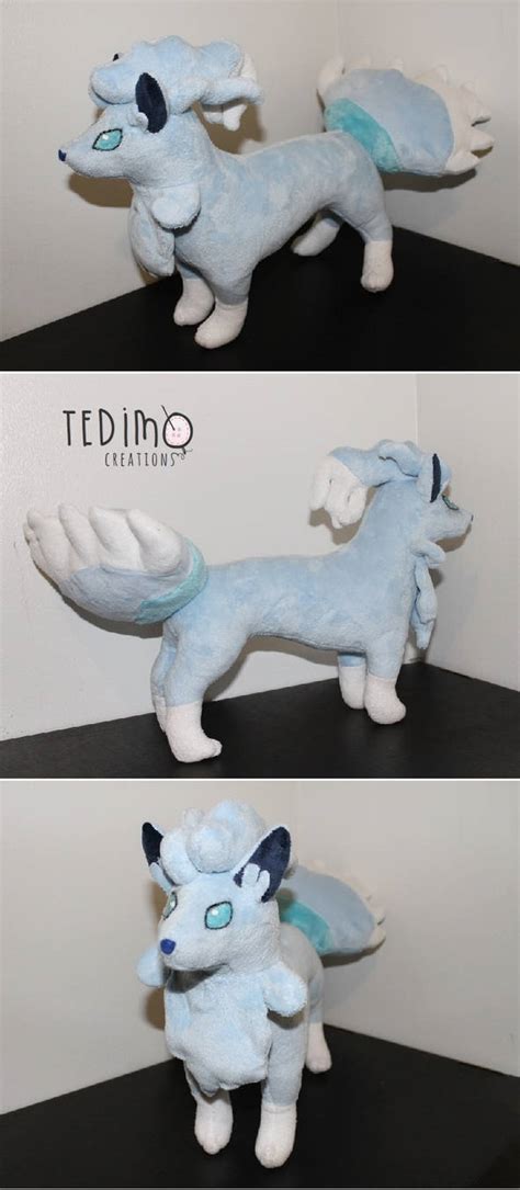 Alola Ninetales plush by Tedimo on DeviantArt