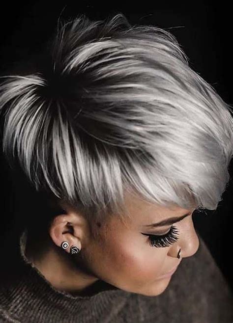 Women Hairstyles Red Platinum Blonde and Silver Hair Color Ideas for ...