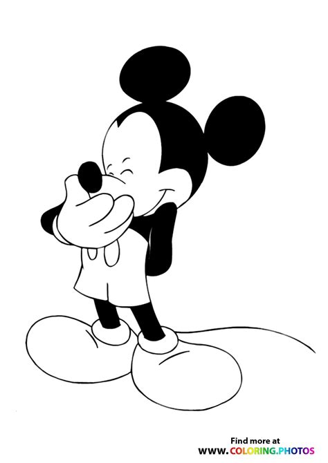 Mickey Mouse - Coloring Pages for kids | Free and easy print or download