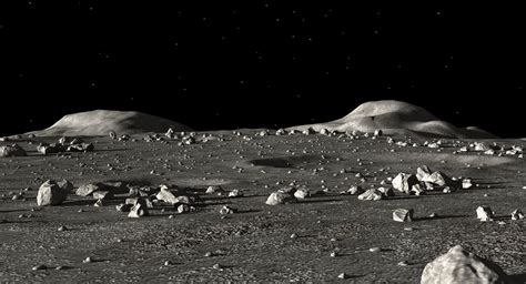 Moon surface rocks scene 3D - TurboSquid 1160035