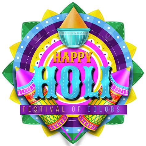 Holi Festival Color PNG Picture, Happy Holi Festival Of Color ...