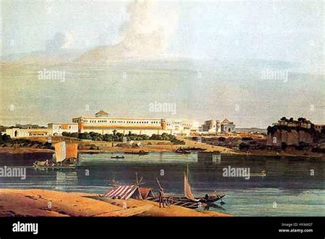 Palace of Nawab Shuja ud Daula Lucknow Thomas and William Daniell late ...