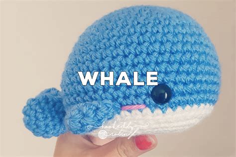 Amigurumi Crochet Whale Pattern — Hooked by Robin