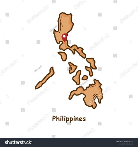 Philippines Location World Map Hand Drawn Map: Over 6 Royalty-Free Licensable Stock ...