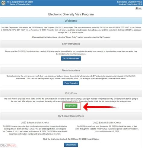 Here is How To Fill DV Lottery Entry Form | Register Online