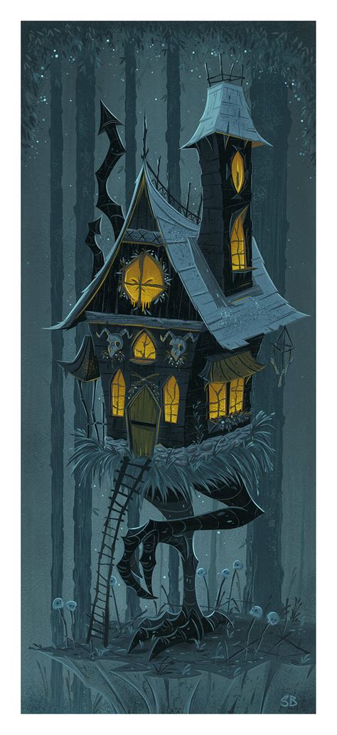 Baba Yaga's Hut - Giclée Print — The Art of Stephanie Buscema