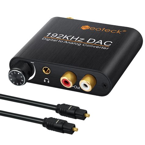 Neoteck 192kHz Aluminum DAC Converter Digital Optical Coaxial Toslink To Analog | eBay