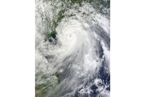 Typhoon Chanthu (04W) over China