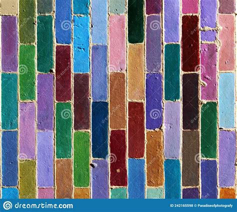 Ceramic Bricks in Different Colors Stock Photo - Image of pattern ...