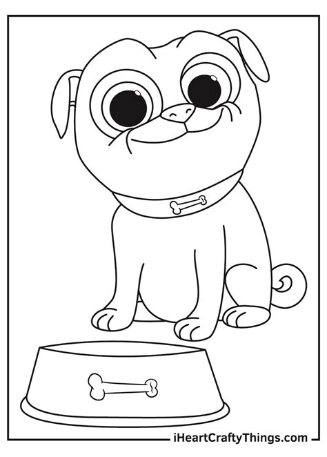 Coloring Pages Puppy Dog Pals