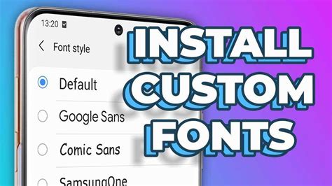 Android - [Guide] Install ANY CUSTOM FONT! - Works in One UI 4.1 and ...