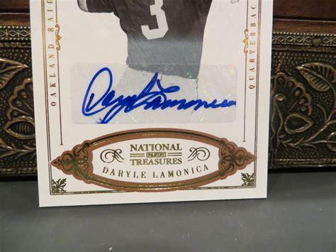 National Treasures Century Legends Autograph Daryle Lamonica 25/49 2012 | eBay