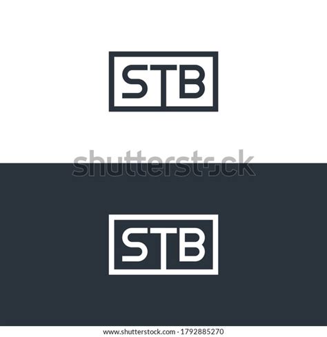 Stb Initial Square Logo Design Square Stock Vector (Royalty Free ...