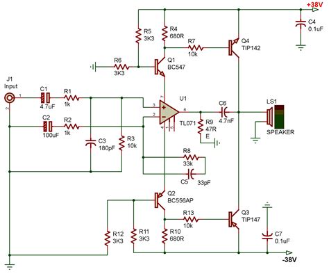 Darlington Pair Amplifier Using Multisim