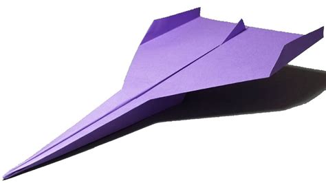 How to make a simple fast paper airplane