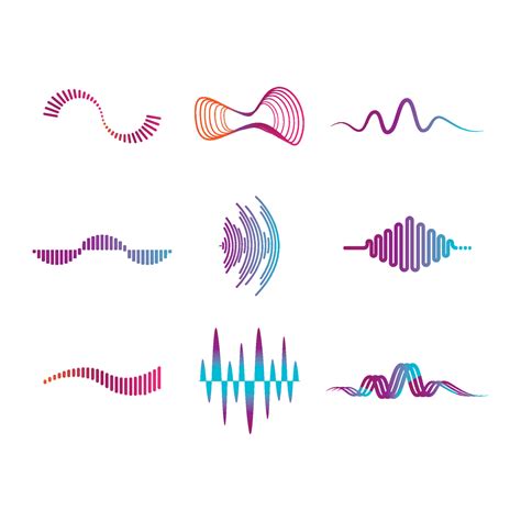 sound wave music logo 20491212 Vector Art at Vecteezy