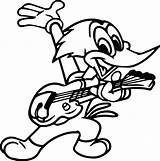 Woody The Woodpecker Coloring Page Pages sketch template