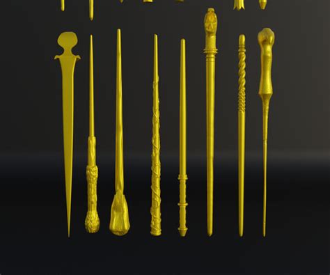 ArtStation - Harry Potter Wand Collection Full Series 16 Wand | Resources