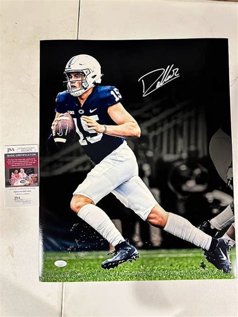 Drew Allar Signed Autographed Penn State Nittany Lions 16x20 Photo JSA ...