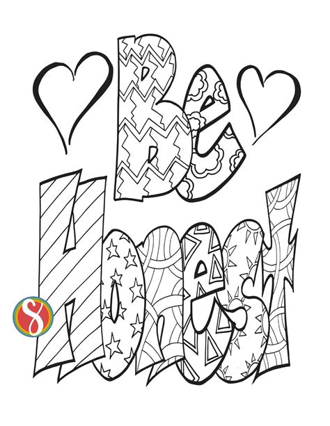 Coloring Page About Honesty