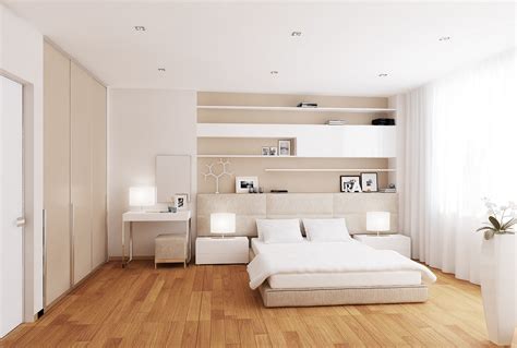 White cream bedroom | Interior Design Ideas