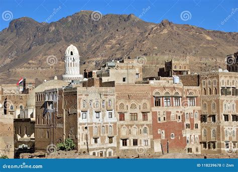 Yemeni architecture. Yemen stock photo. Image of medieval - 118239678