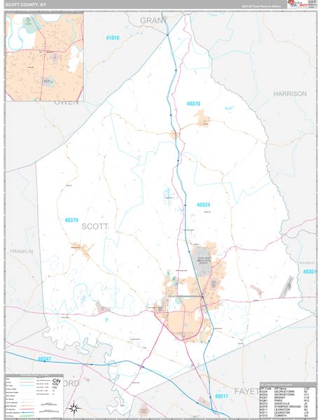 Scott County, KY Maps