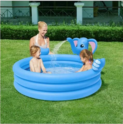 152*152*74CM Large Inflatable Swimming Pool Kids Pools Family Play Pool Round Piscina large ...