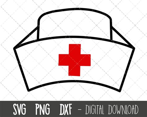 Nurse Hat Svg Nursing Svg Nurse Svg Nurse Clip Art Nursing | Etsy