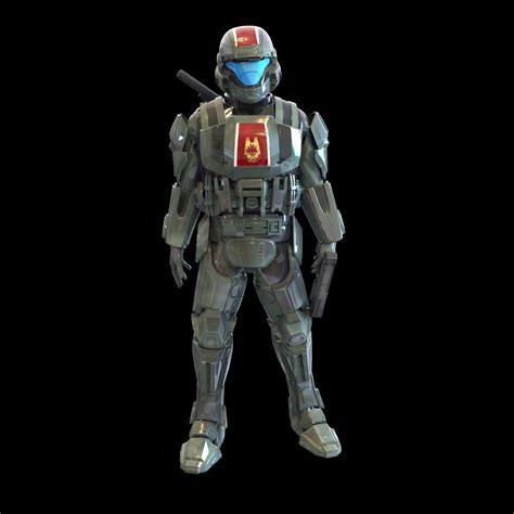 Halo ODST Armor Wearable 3D Model with Weapon | Etsy