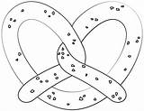 Pretzel coloring Page  Free Printable Coloring Pages sketch template
