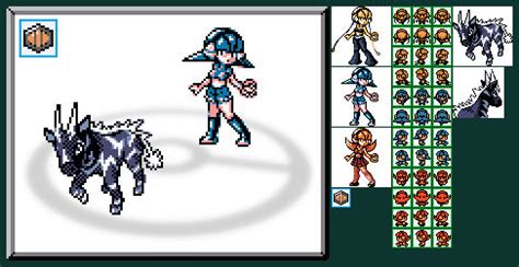 Gym Leader Elesa GBC Style Pokemon Sprite Sheet by TrainerDX on DeviantArt