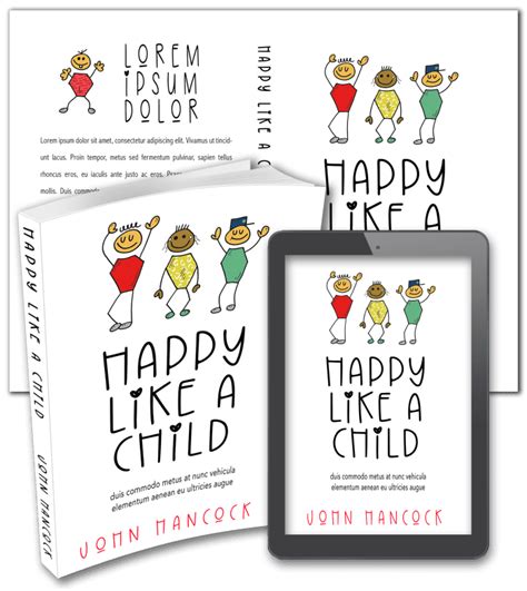 Template – Happy Like A Child - BookCoverly