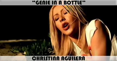 "Genie In A Bottle" Song by Christina Aguilera | Music Charts Archive