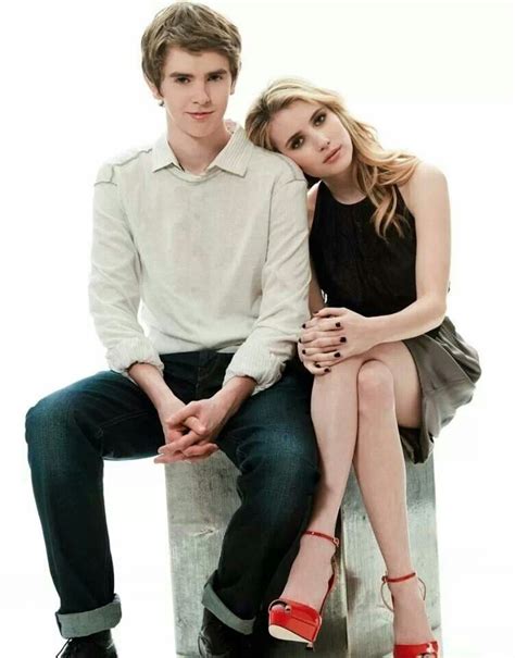 Freddie Highmore and Emma Roberts | Freddie highmore, Highmore, Movies outfit