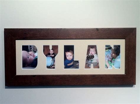 This would be cute to do each childs name. | Cute picture frame ideas, Cute picture frames, Name ...